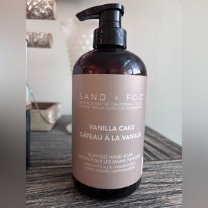 SAND + FOG Vanilla Cake Scented Hand Soap